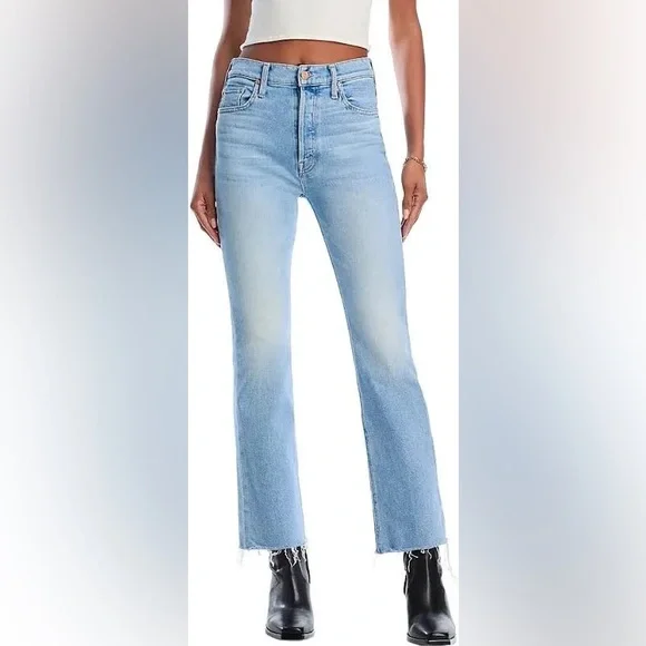 ✨NWT✨ MOTHER Denim The Tripper Flood Fray in Size 30 - Picture 3 of 16